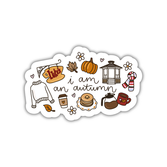 I Am An Autumn Sticker
