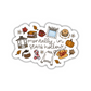Mentally In Stars Hollow Sticker
