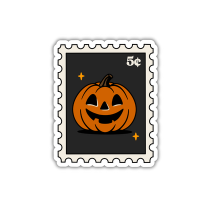 Jack O' Lantern Stamp Sticker