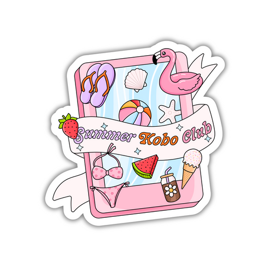 Summer Kobo Club Sticker
