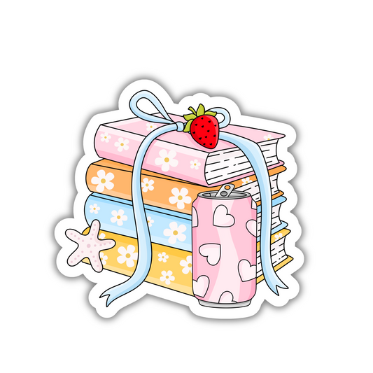 Bookish Summer Sticker