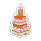 Coffee & Book Stack Sticker
