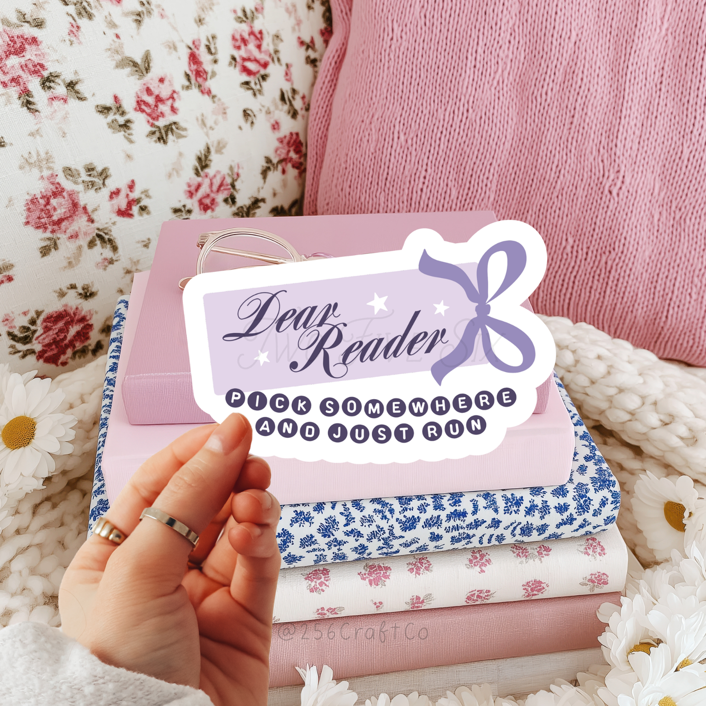 Dear Reader Pick Somewhere And Just Run Sticker