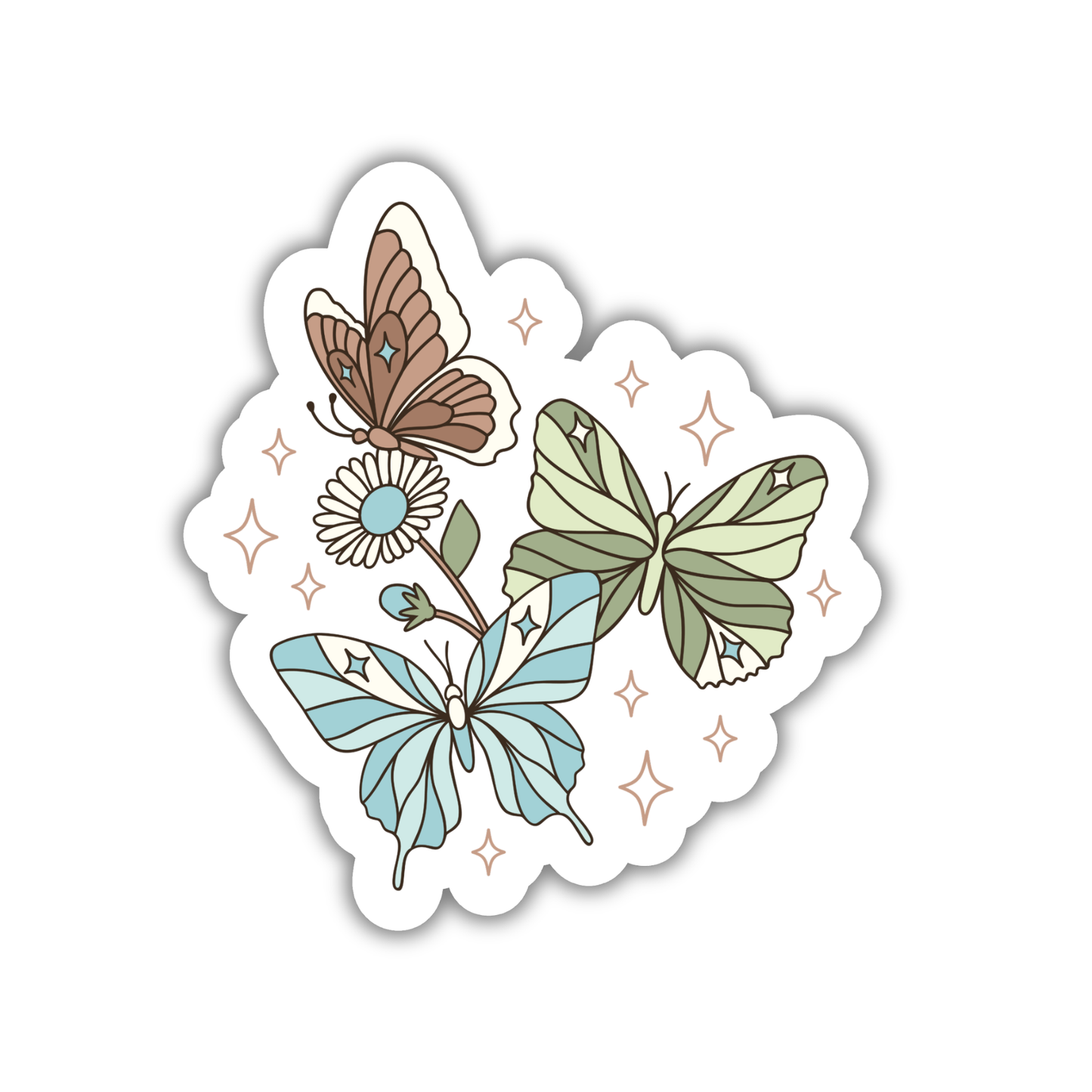 Debut Butterflies Sticker