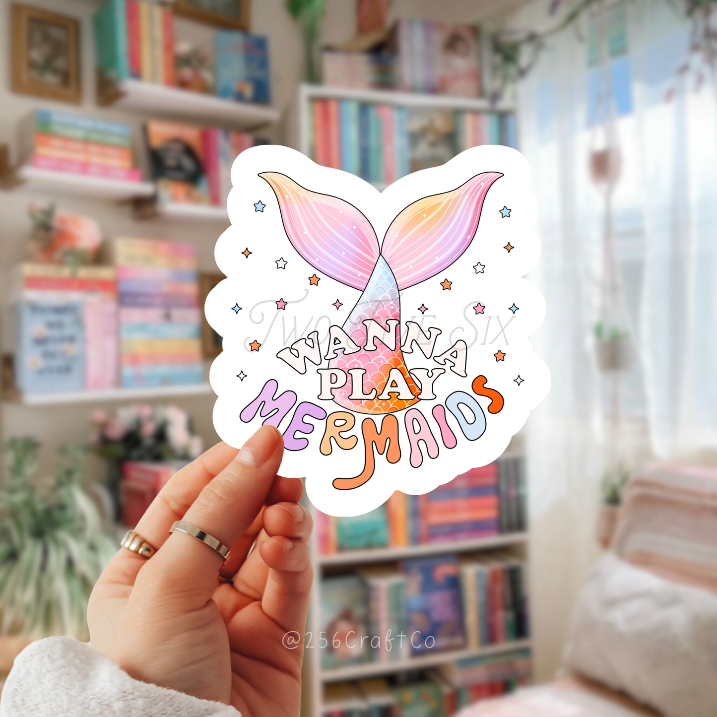 Wanna Play Mermaids Sticker
