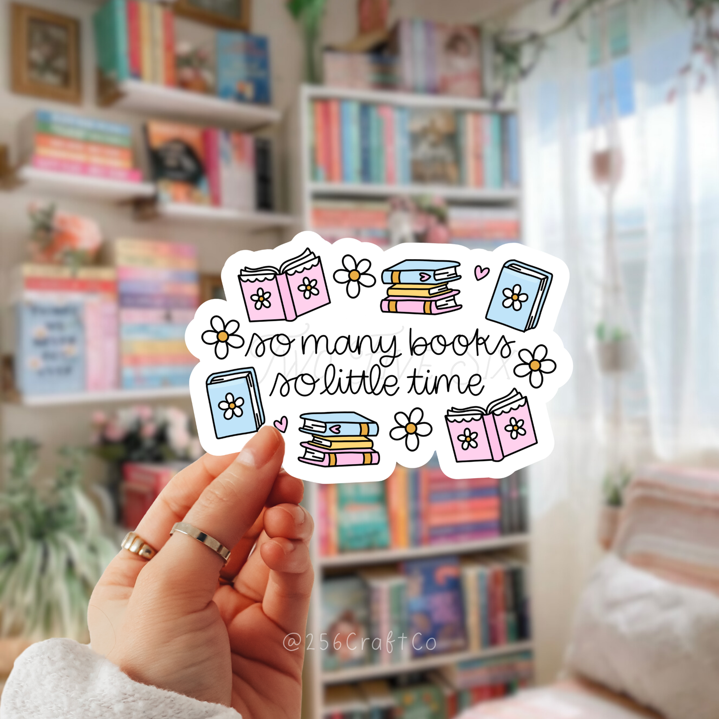 So Many Books So Little Time Sticker