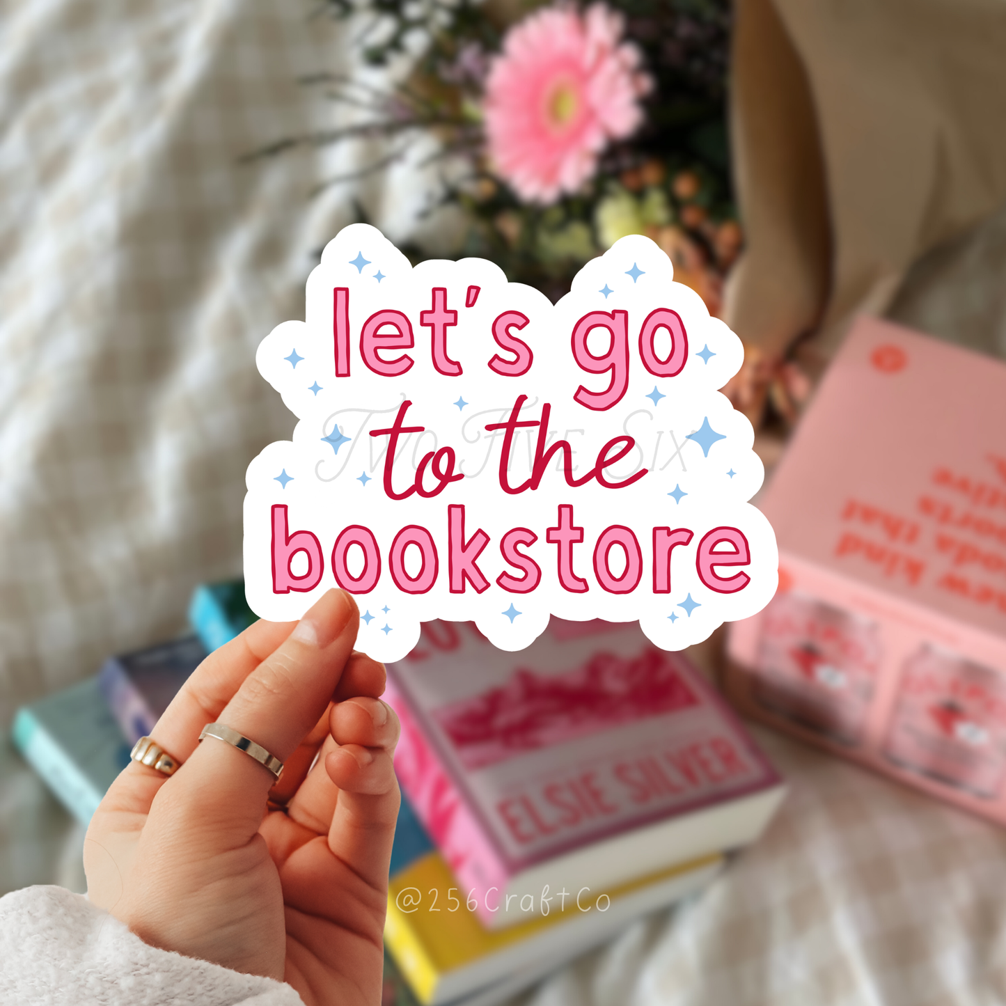Let's Go To The Bookstore Sticker