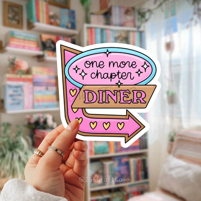 One More Chapter Diner Sticker