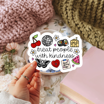 Treat People With Kindness Sticker