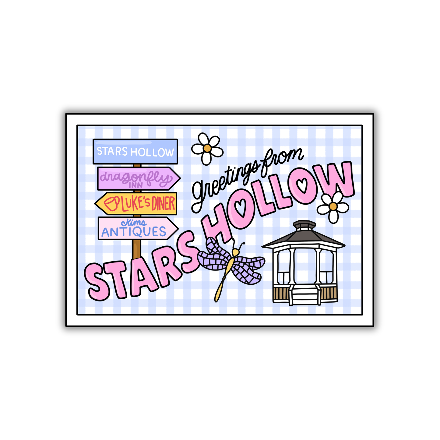 Greetings From Stars Hollow Sticker