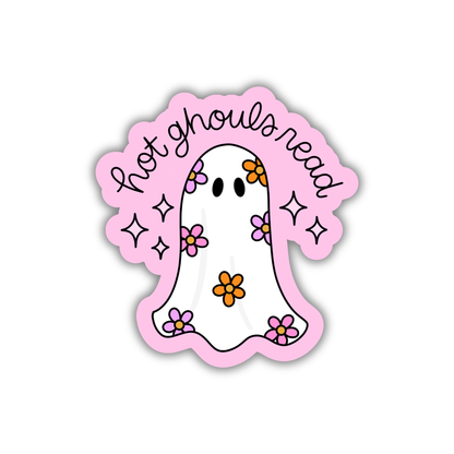 Hot Ghouls Read Sticker