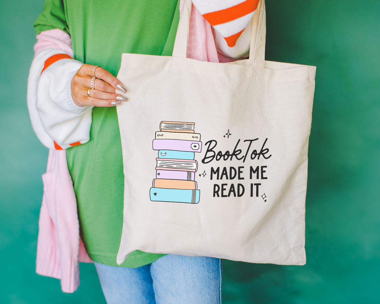 Booktok Made Me Read It Tote Bag