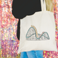 Emotional Support Rollercoaster Tote Bag