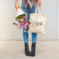 Half Human Half Coffee Tote Bag