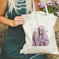 Iced Coffee Skeleton Tote Bag