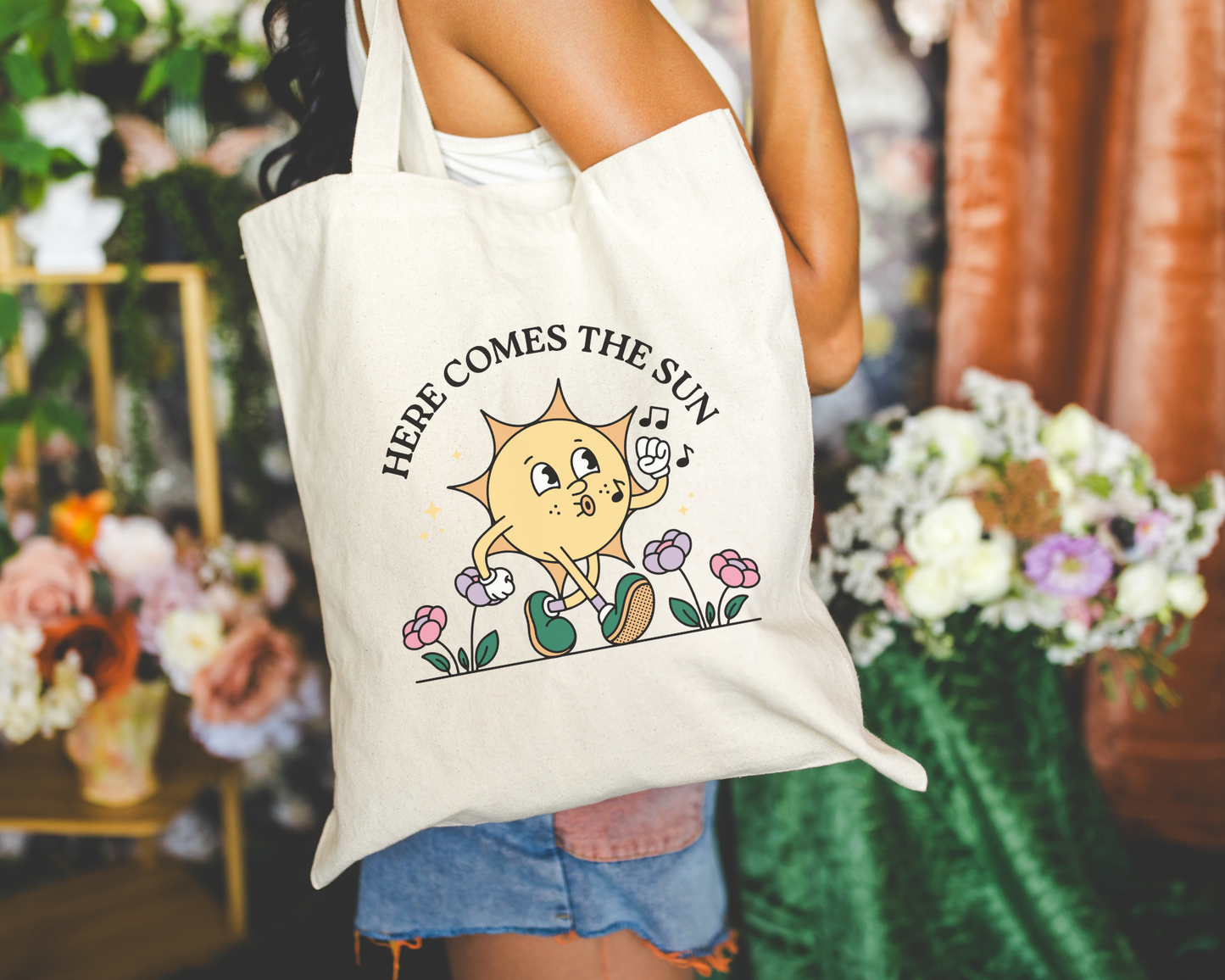 Here Comes The Sun Tote Bag
