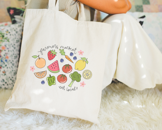 Farmers Market Tote Bag