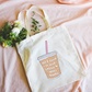 All I Need Is Iced Coffee and Spicy Books Tote Bag