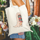 Bookish Dino Tote Bag