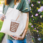All I Need Is Iced Coffee and Spicy Books Tote Bag