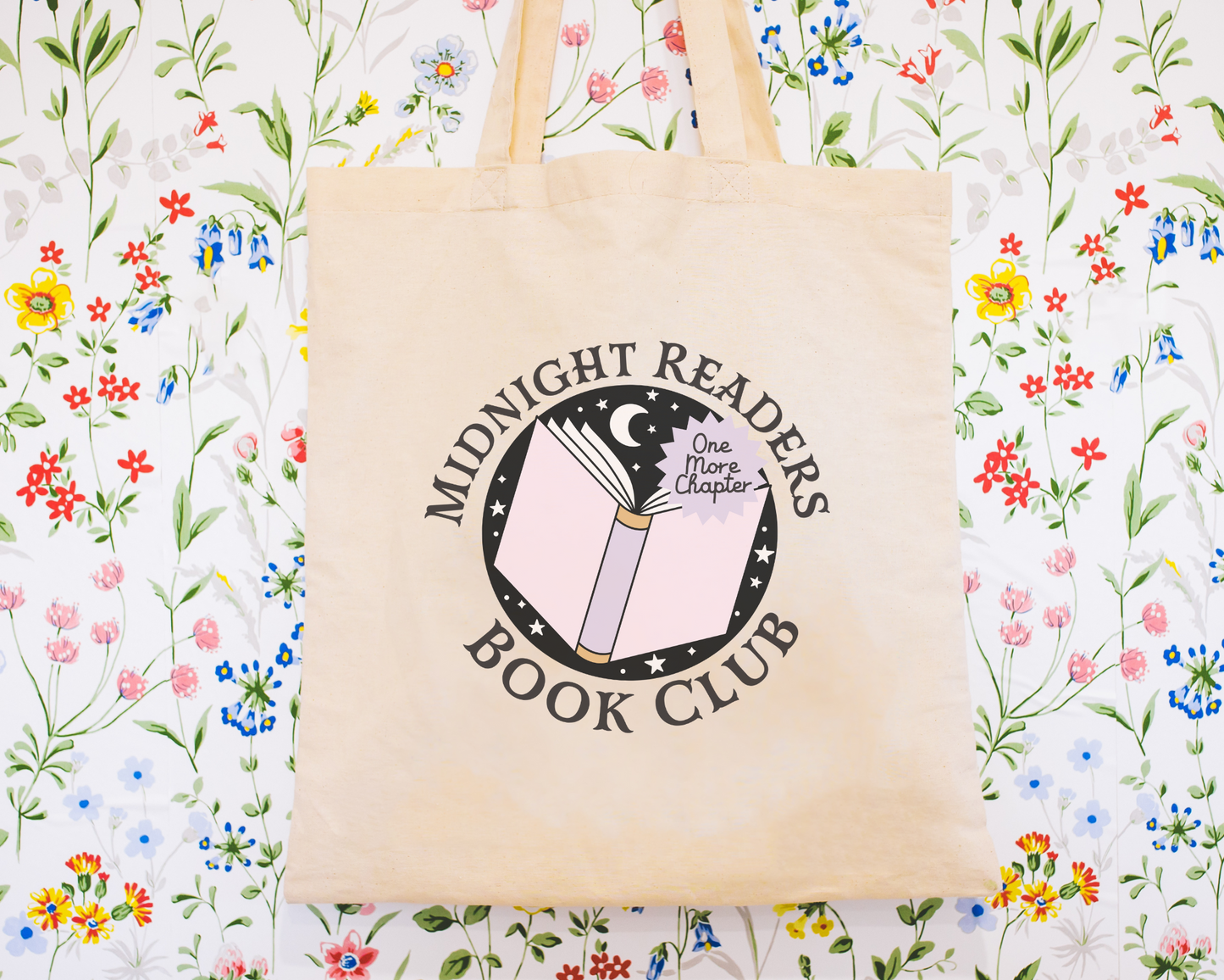 Midnight Readers Book Club Tote Bag