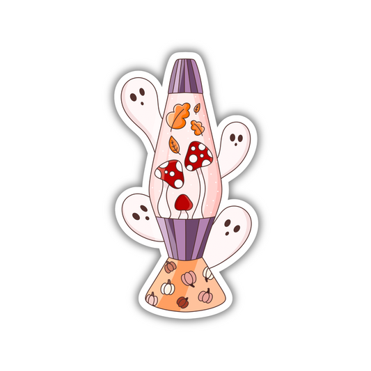 Fall Lava Lamp Sticker