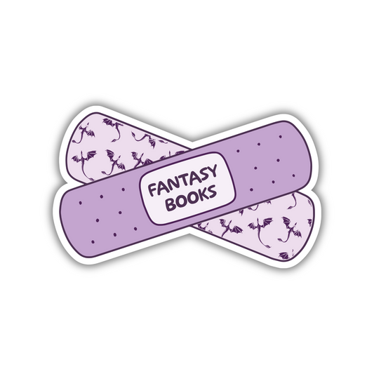 Fantasy Books Bandage Sticker