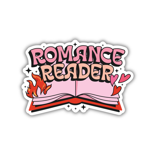 Romance Reader Sticker