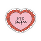 Iced Coffee Lover Sticker