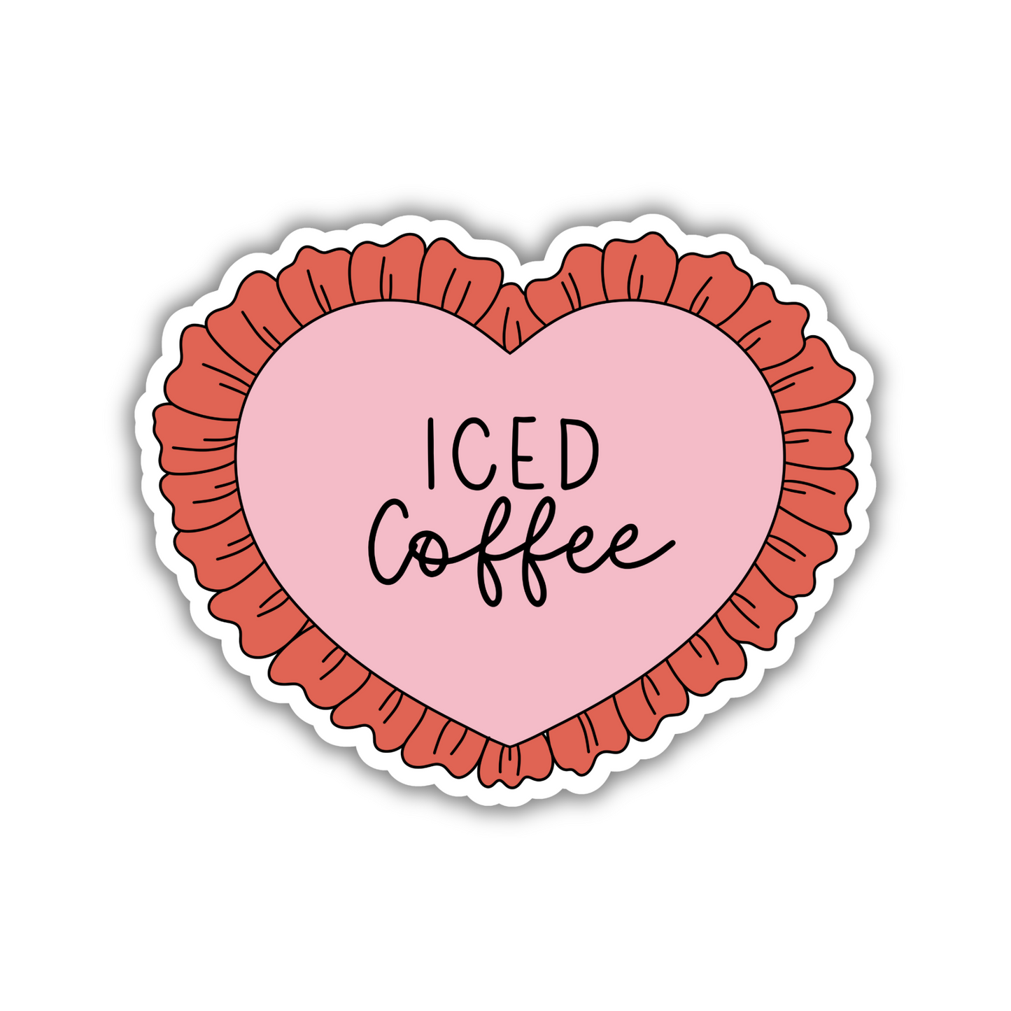 Iced Coffee Lover Sticker