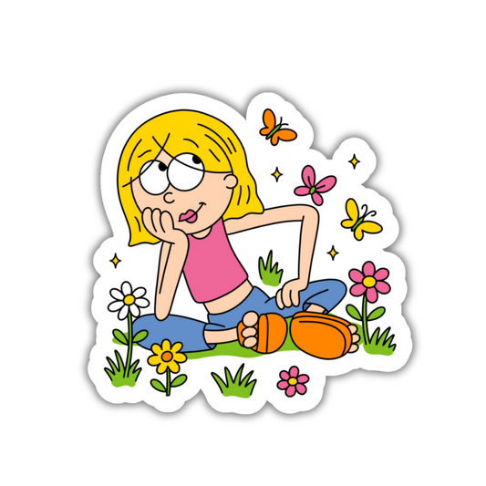 Spring Lizzie Sticker