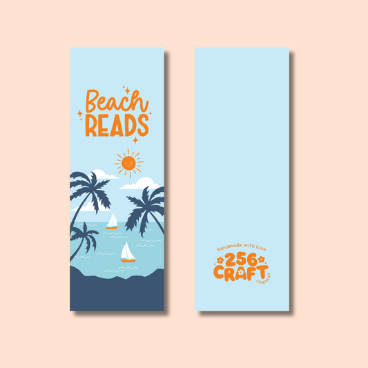 Beach Reads Bookmark Linen