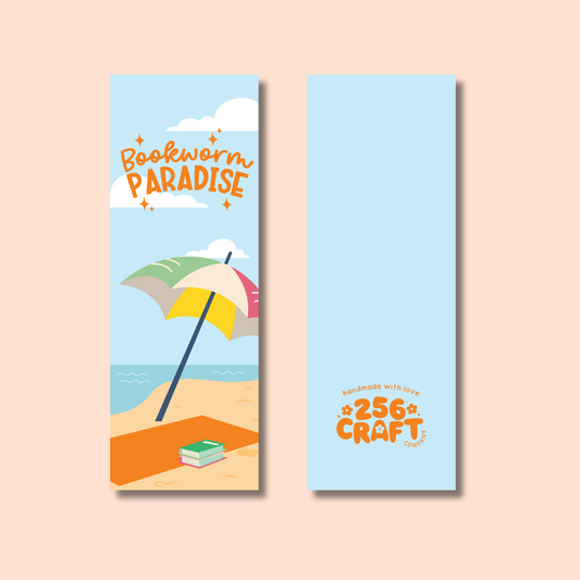 Bookworm Paradise Bookmark Matte