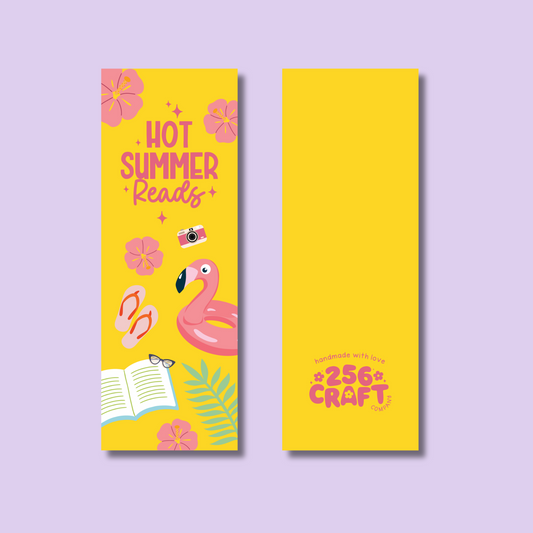 Hot Summer Reads Bookmark Glossy