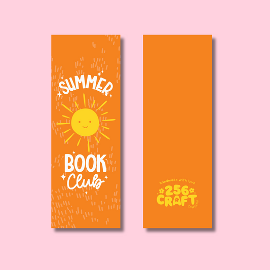 Summer Book Club Bookmark Linen