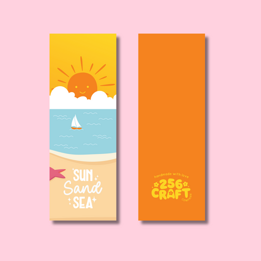 Sun Sand Sea Club Bookmark Matte