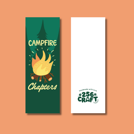 Campfire Chapters Bookmark Linen