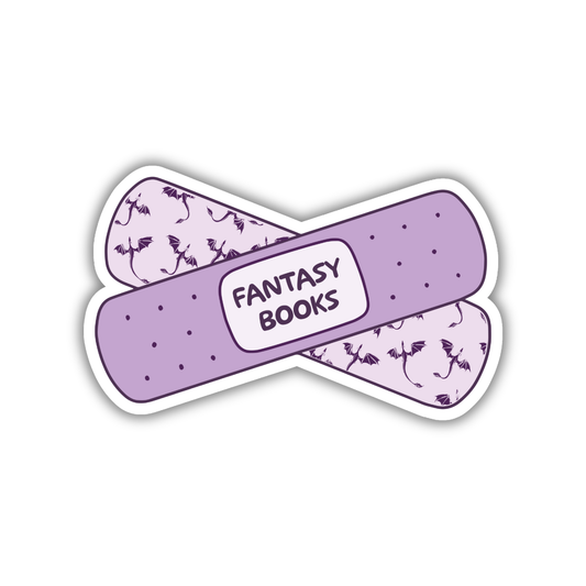 Fantasy Books Bandage Sticker