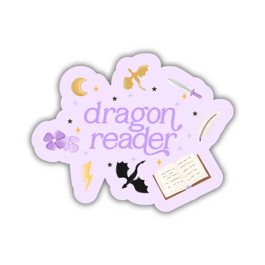 Dragon Reader Sticker