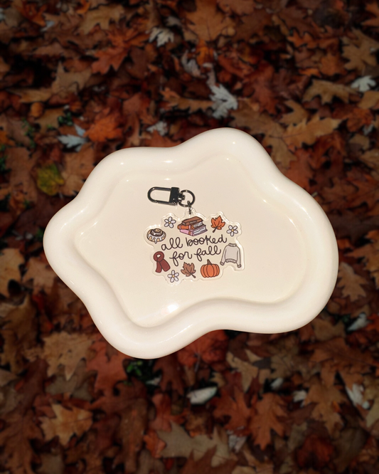 All Booked For Fall Acrylic Keychain