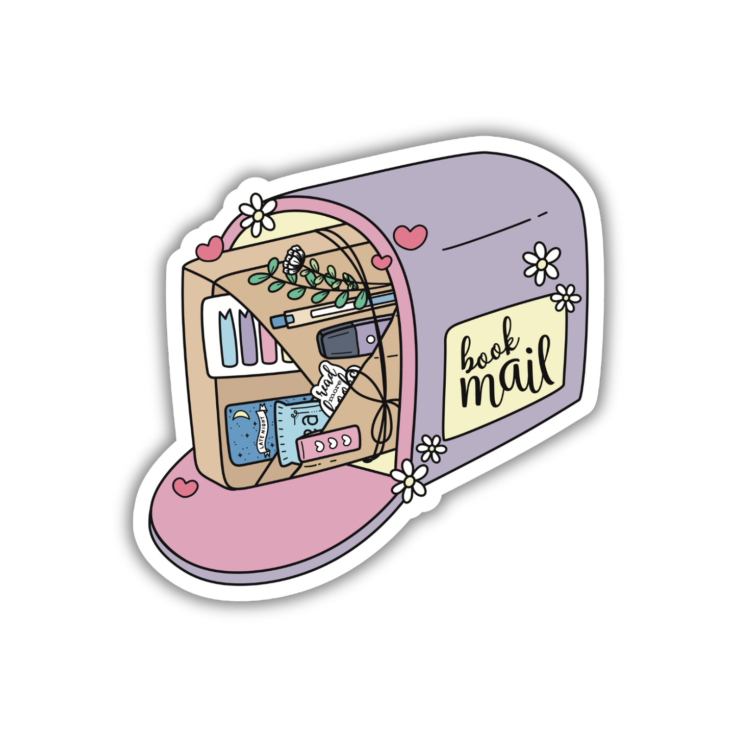 Book Mail Sticker