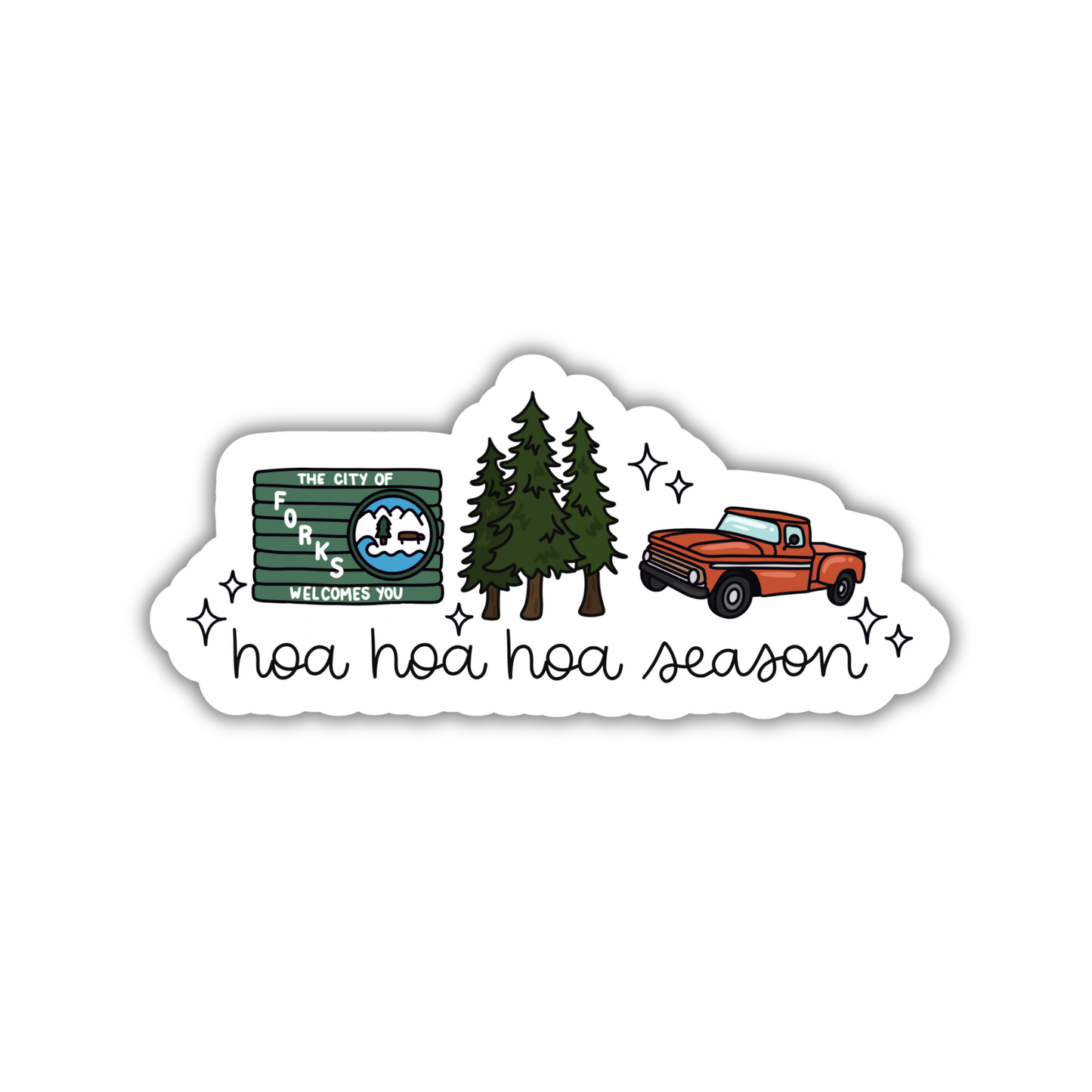 Hoa Hoa Hoa Season Sticker