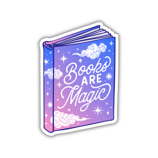 Books Are Magic Sticker