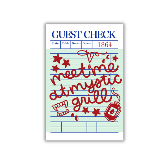 Meet Me At Mystic Grill Sticker