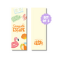 Seaside Escape Handmade Bookmark 5 Pcs Ready To Ship Wholesale