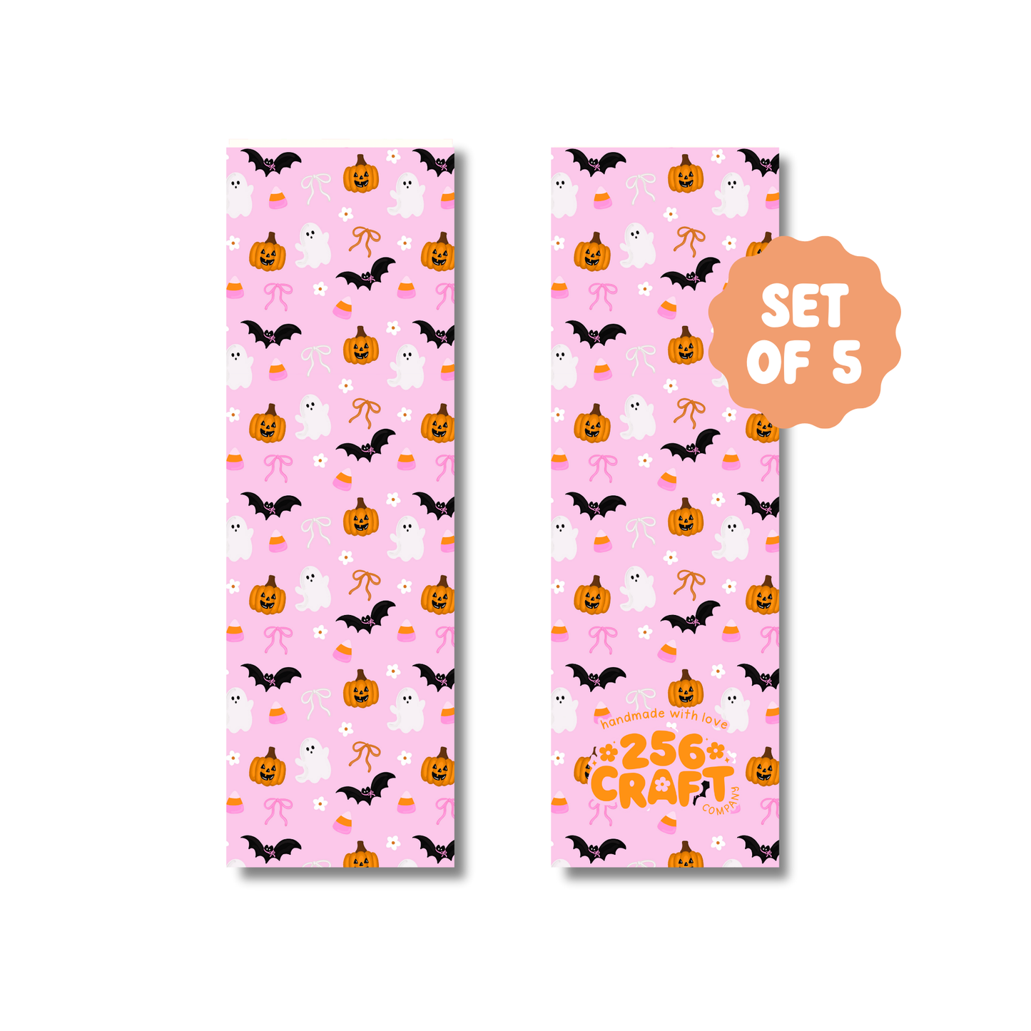 Coquette Halloween Handmade Bookmark 5 Pcs Ready To Ship Wholesale
