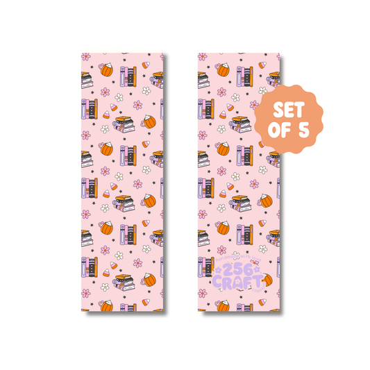 Bookish Halloween Handmade Bookmark 5 Pcs Ready To Ship Wholesale