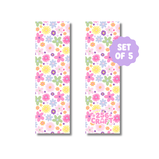 Daisy Disco Handmade Bookmark 5 Pcs Ready To Ship Wholesale