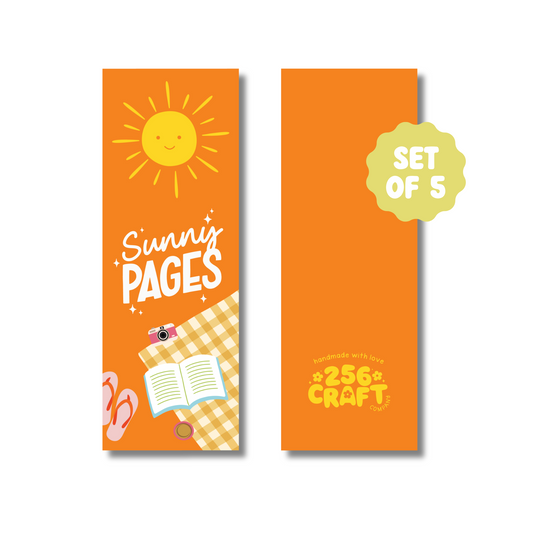 Sunny Pages Handmade Bookmark 5 Pcs Ready To Ship Wholesale