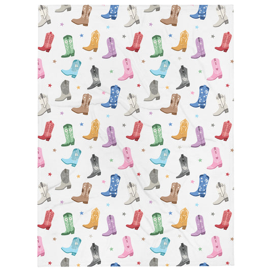 Eras Boots Throw Blanket